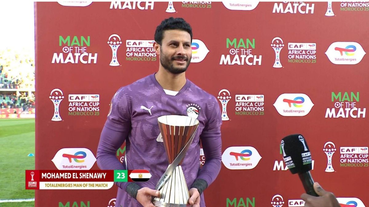 محمد الشناوي يحصل على رجل مباراة منتخب مصر و جنوب إفريقيا في كأس أمم  إفريقيا | كورابيا