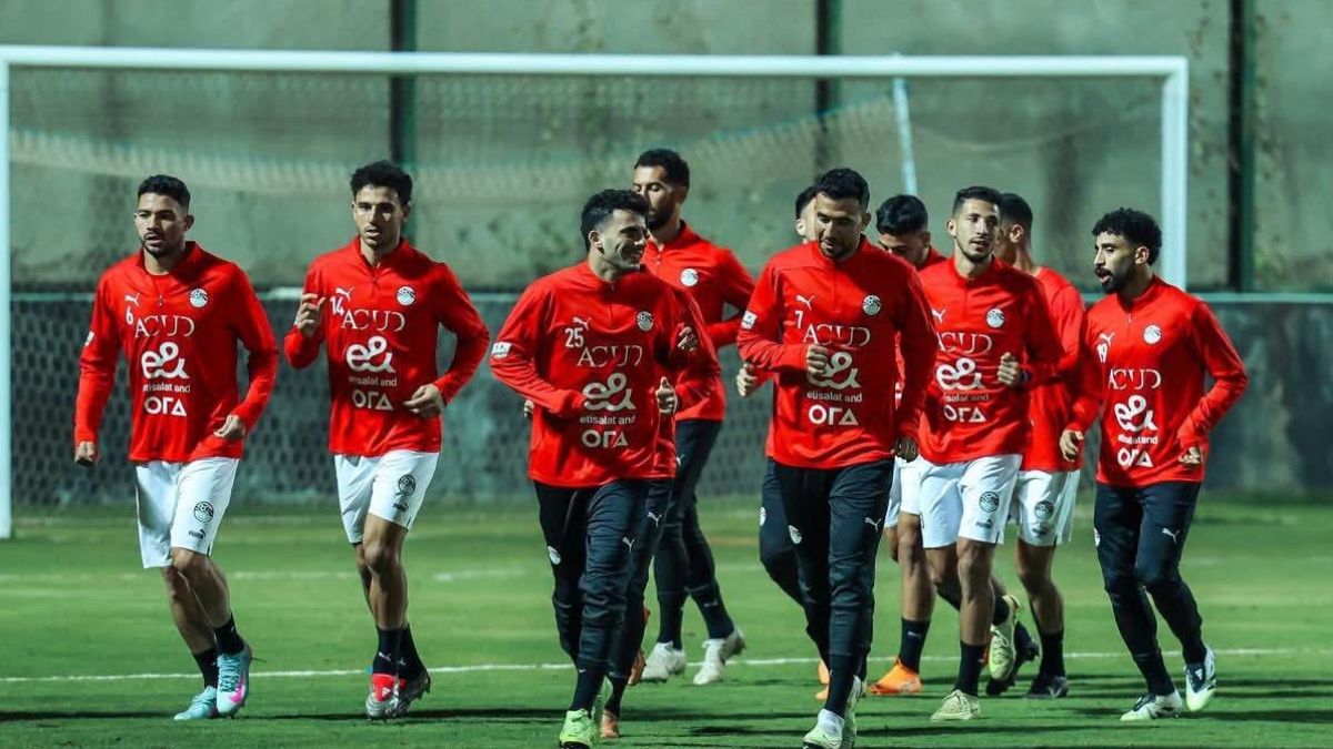 منتخب مصر الأول يواصل تدريباته استعدادا لكأس الأمم الأفريقية 2025 | كورابيا