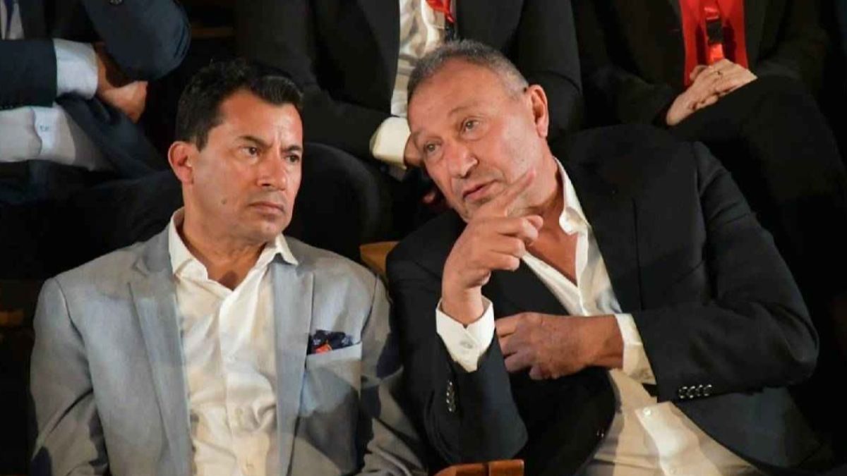 الخطيب وأشرف صبحي وزير الرياضة الخطيب وأشرف صبحي وزير الرياضة