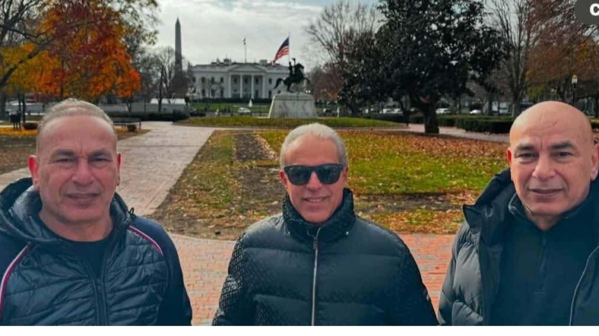 حسام وابراهيم حسن مع الدرندلي في واشنطن