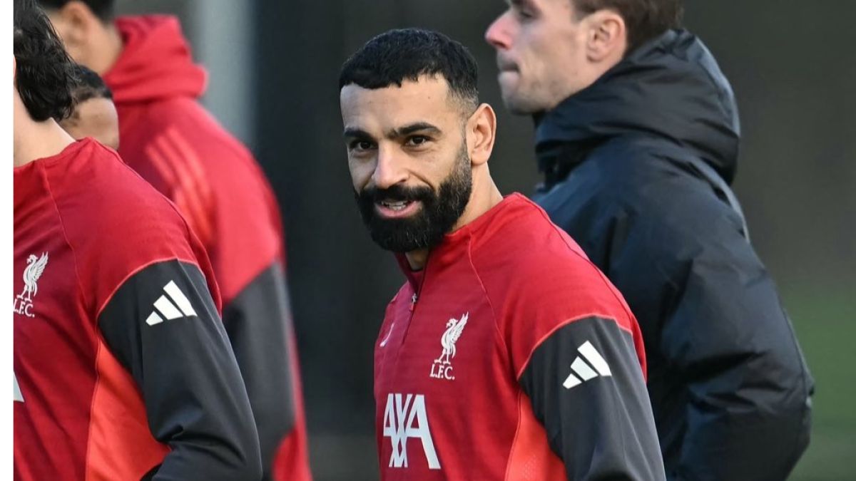 محمد صلاح في تدريبات ليفربول