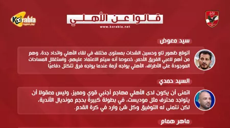 قالوا عن الأهلي: موديست مهاجم غريب.. وتوقعات بالفوز على الاتحاد