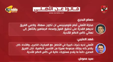 قالوا عن الأهلي| وعد جماهيري لكولر وحلم التأهل لنهائي المونديال