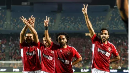 كهربا و حسين الشحات ورامي ربيعة - فريق الأهلى