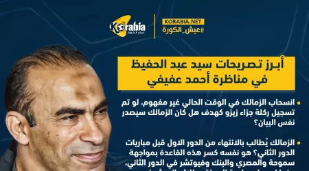 أبرز تصريحات سيد عبد الحفيظ في مناظرة أحمد عفيفي.. أدلة صادمة