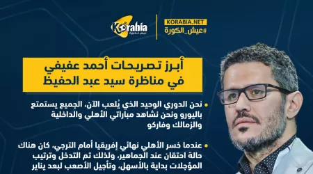 أحمد عفيفي يطلق تصريحات مثيرة| قضية القرن محسومة والأهلي خط أحمر