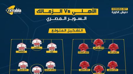 الأهلي ضد الزمالك| التشكيل المتوقع وموعد مباراة السوبر المصري