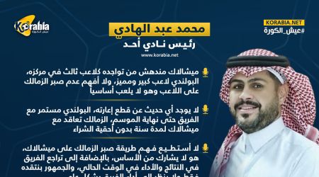 تصريحات مثيرة من جانب رئيس نادي أحد بشأن ميشالاك.. الزمالك يحب الشو الإعلامي