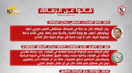 قالوا عن الزمالك.. موعد إنهاء ملف أزمة القيد وظلم الثلاثي الأبيض