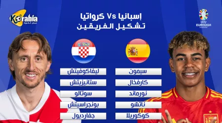 يورو 2024.. يامال يقود هجوم إسبانيا ومودريتش أساسيا مع كرواتيا