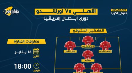الأهلي ضد أورلاندو بايرتس | موعد المباراة.. التشكيل المتوقع والقناة الناقلة