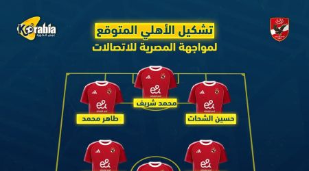 تشكيل الأهلي المتوقع لمواجهة المصرية للاتصالات بكأس مصر.. الشحات وشريف في الهجوم