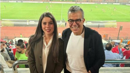 خالد مرتجي مع وفد نادي ريدبول