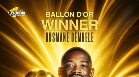 رسميا| عثمان ديمبيلي يحقق الكرة الذهبية لأفضل لاعب بالعالم