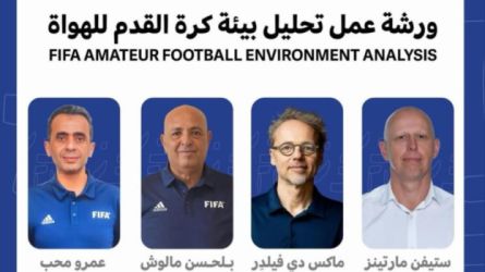 عمرو محب في ورشة تحليل بيئة كرة الهواة
