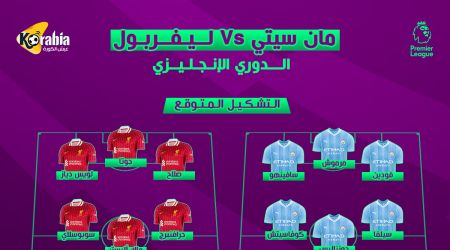 مانشستر سيتي ضد ليفربول.. التشكيل المتوقع وموعد المباراة