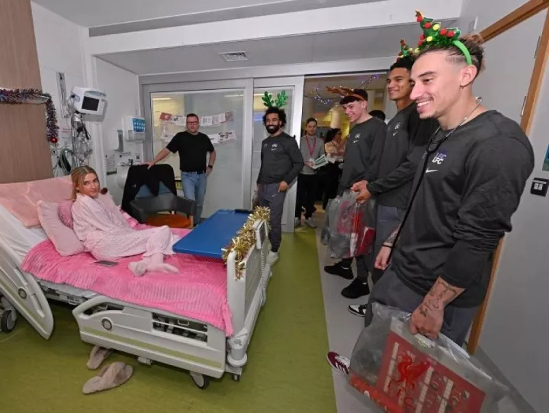 صلاح ولاعبو ليفربول صلاح ولاعبو ليفربول