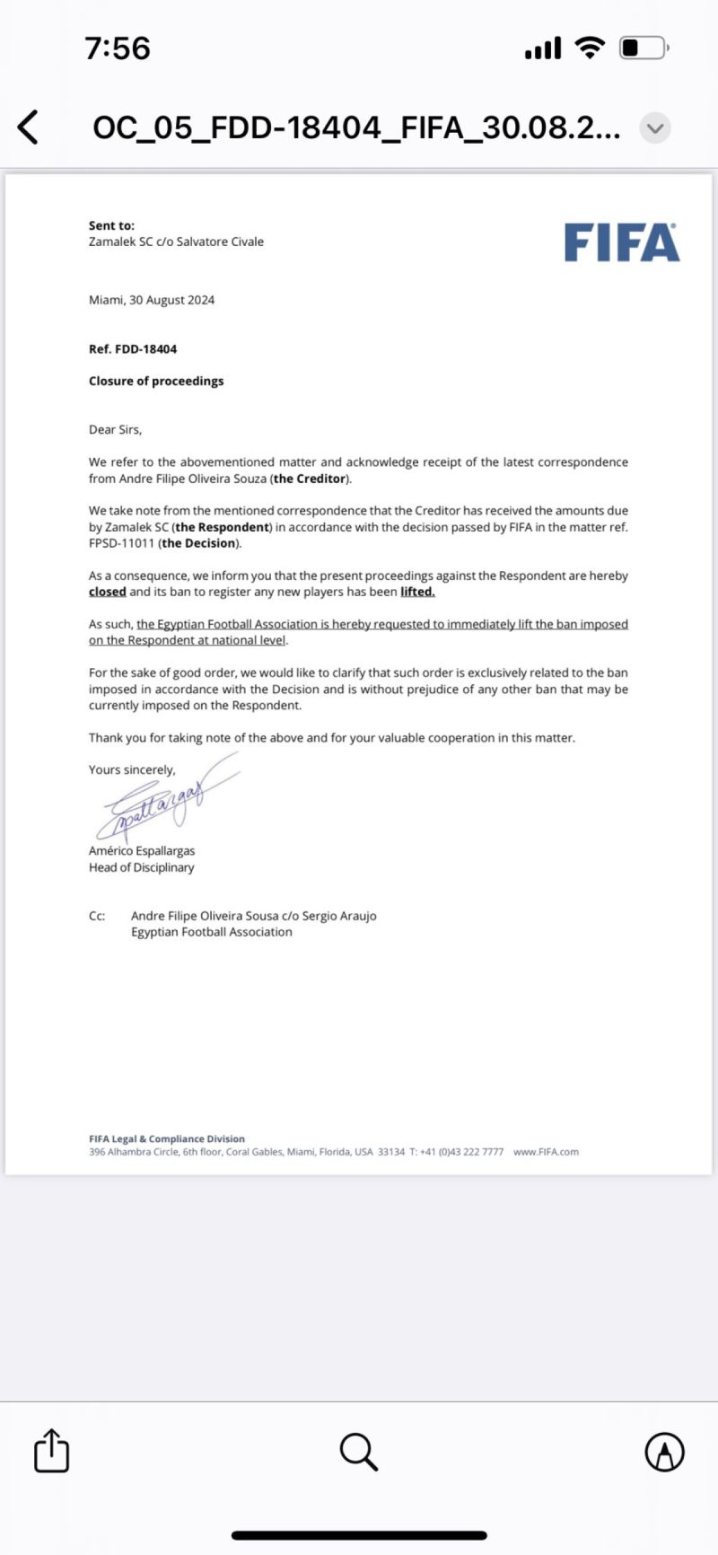 خطاب فيفا خطاب فيفا