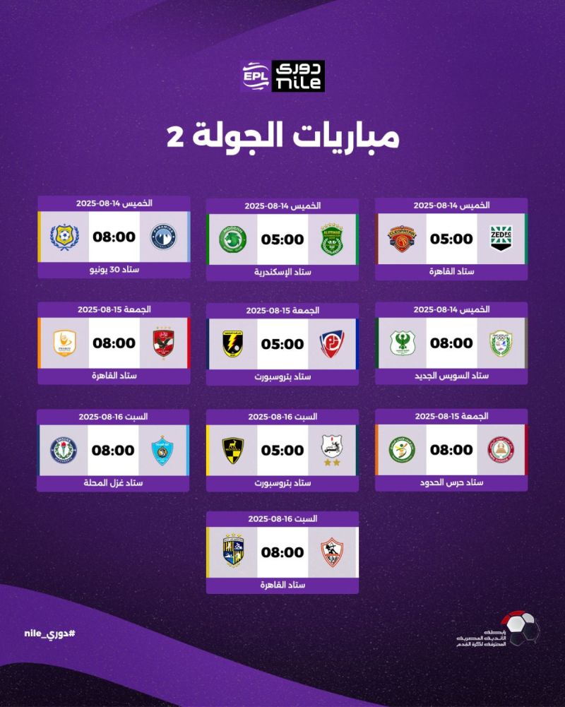 مباريات الدوري المصري