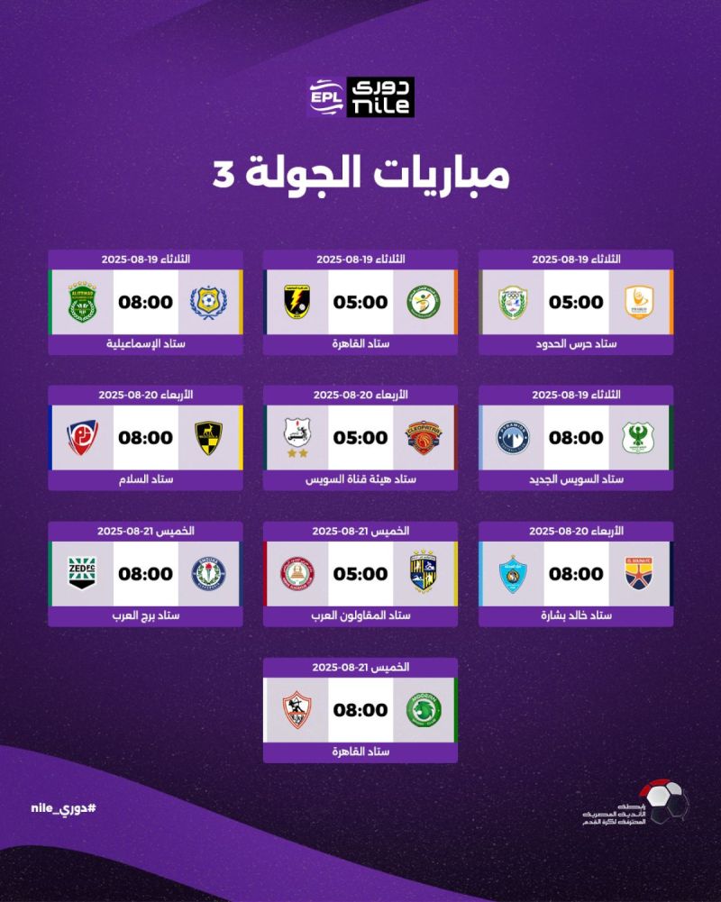 مباريات الدوري المصري